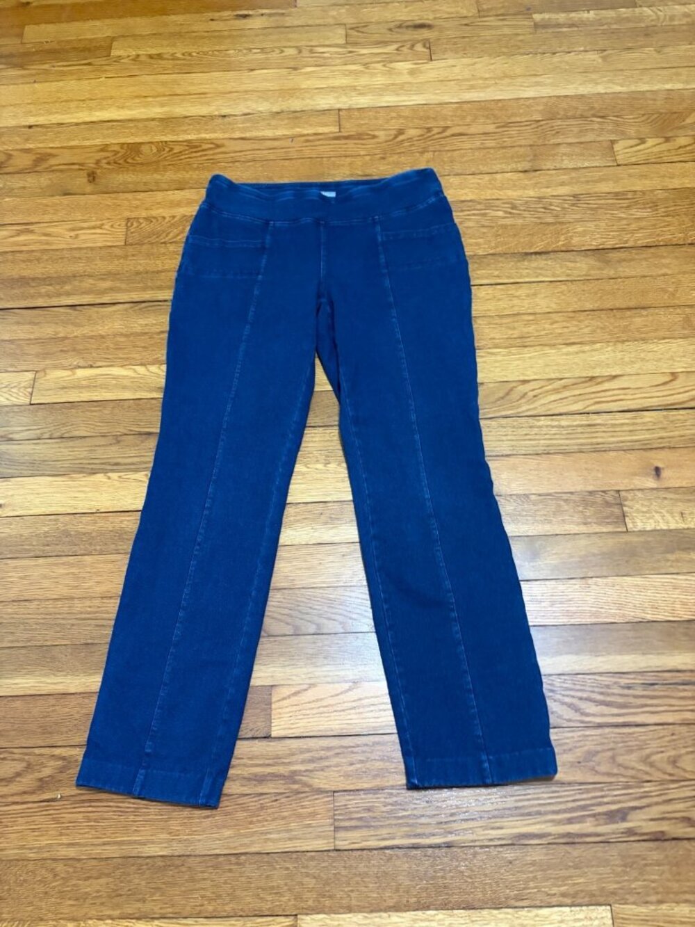 Habitat Clothes to Live In Womens Pull On Jeans Size Small Blue Stretch Denim